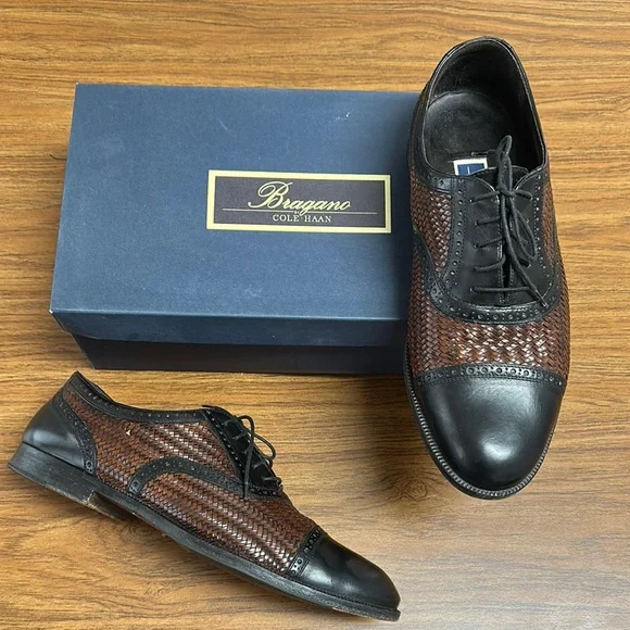 Cole Haan | Shoes | Cole Haan Black And Brown Oxford Shoes  display picture 3